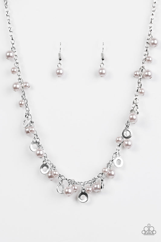 Elegant Ensemble - Silver - Necklace - Paparazzi Accessories