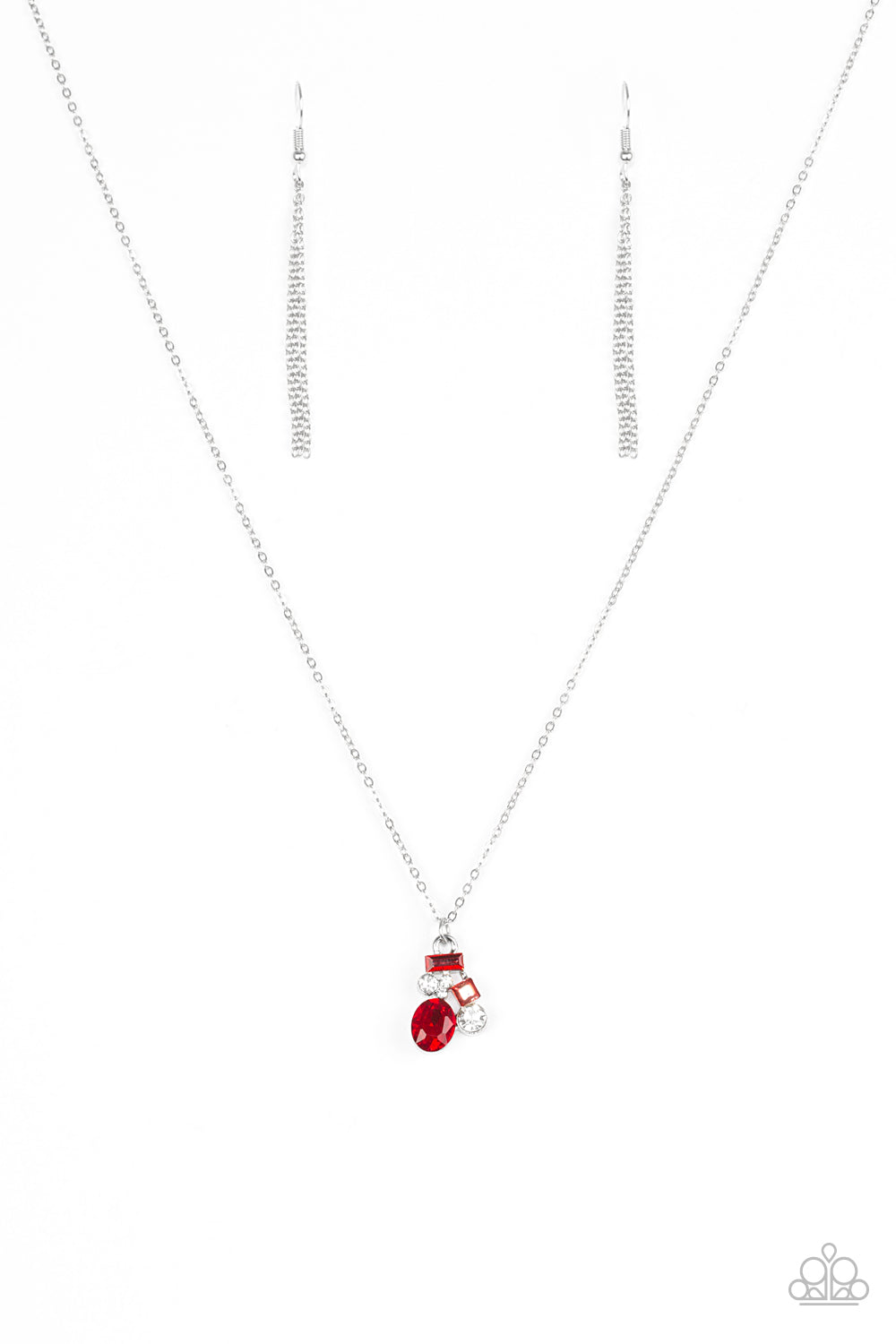 Time to Be Timeless - Red - Necklace - Paparazzi Accessories