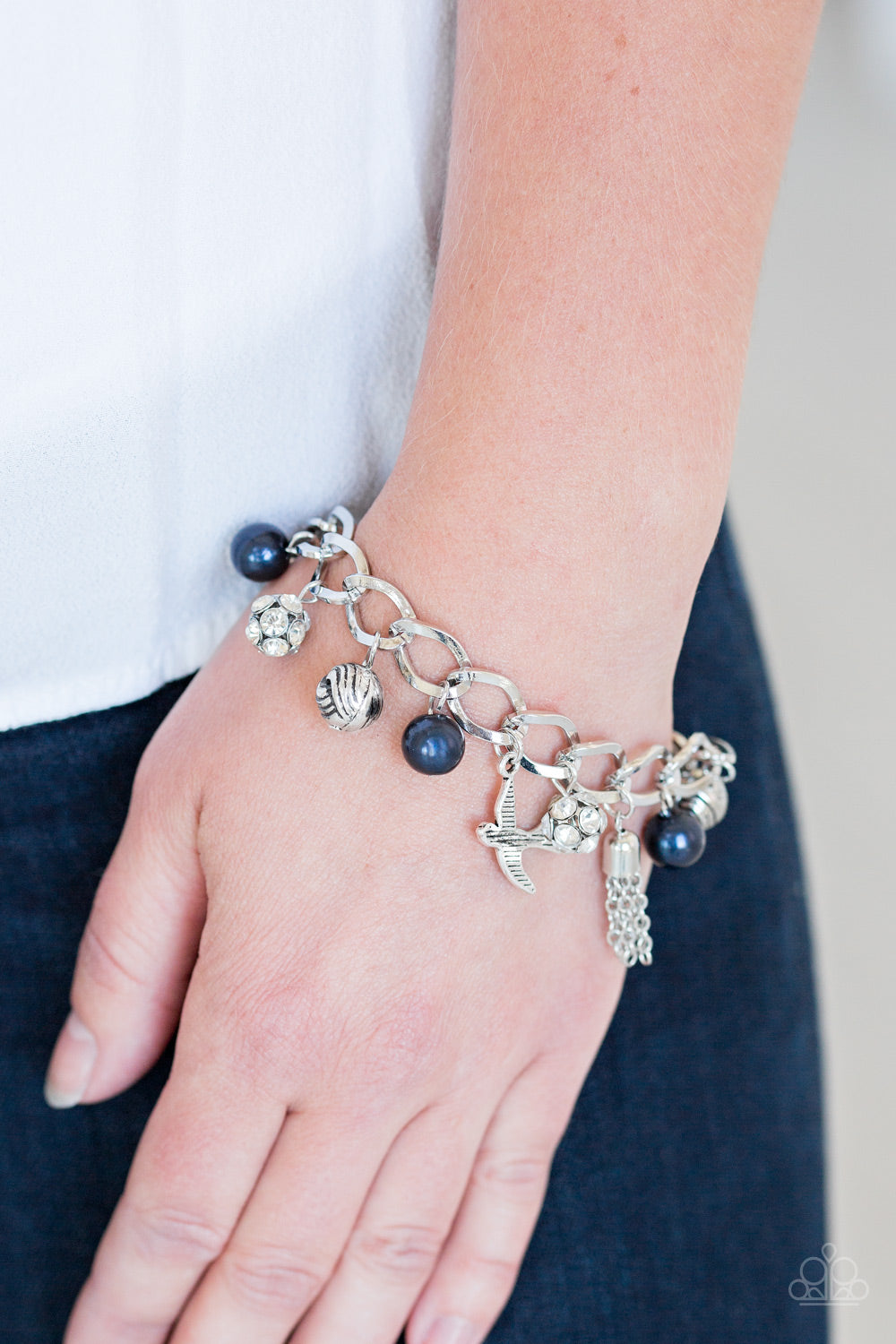 Lady Love Dove - Blue - Bracelets - Paparazzi Accessories