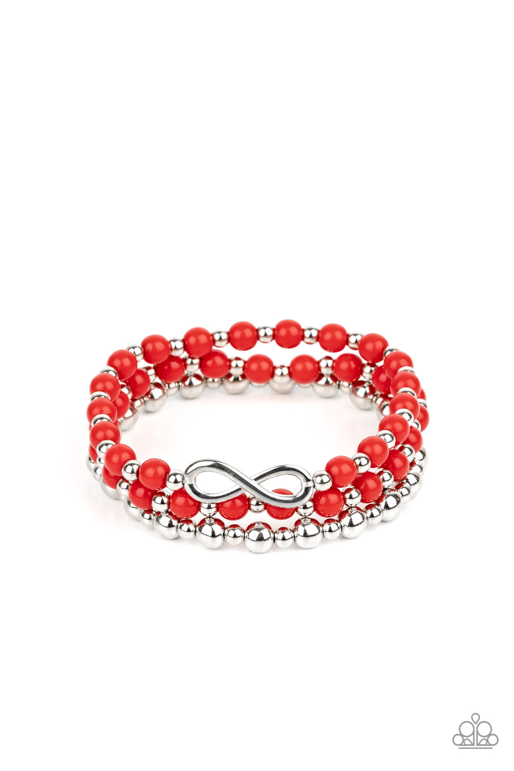 Immeasurably Infinite - Red - Bracelets - Paparazzi Accessories