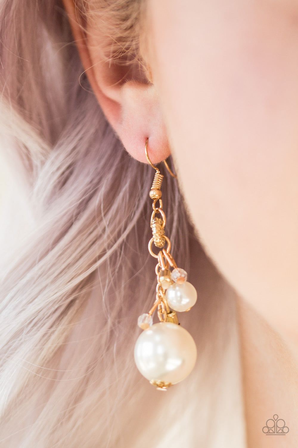 Timelessly Traditional - Gold - Earrings - Paparazzi Accessories