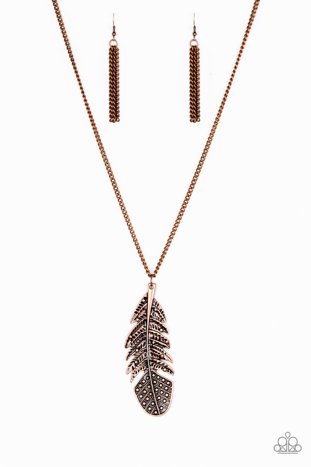 Free Bird - Copper - Necklace - Paparazzi Accessories