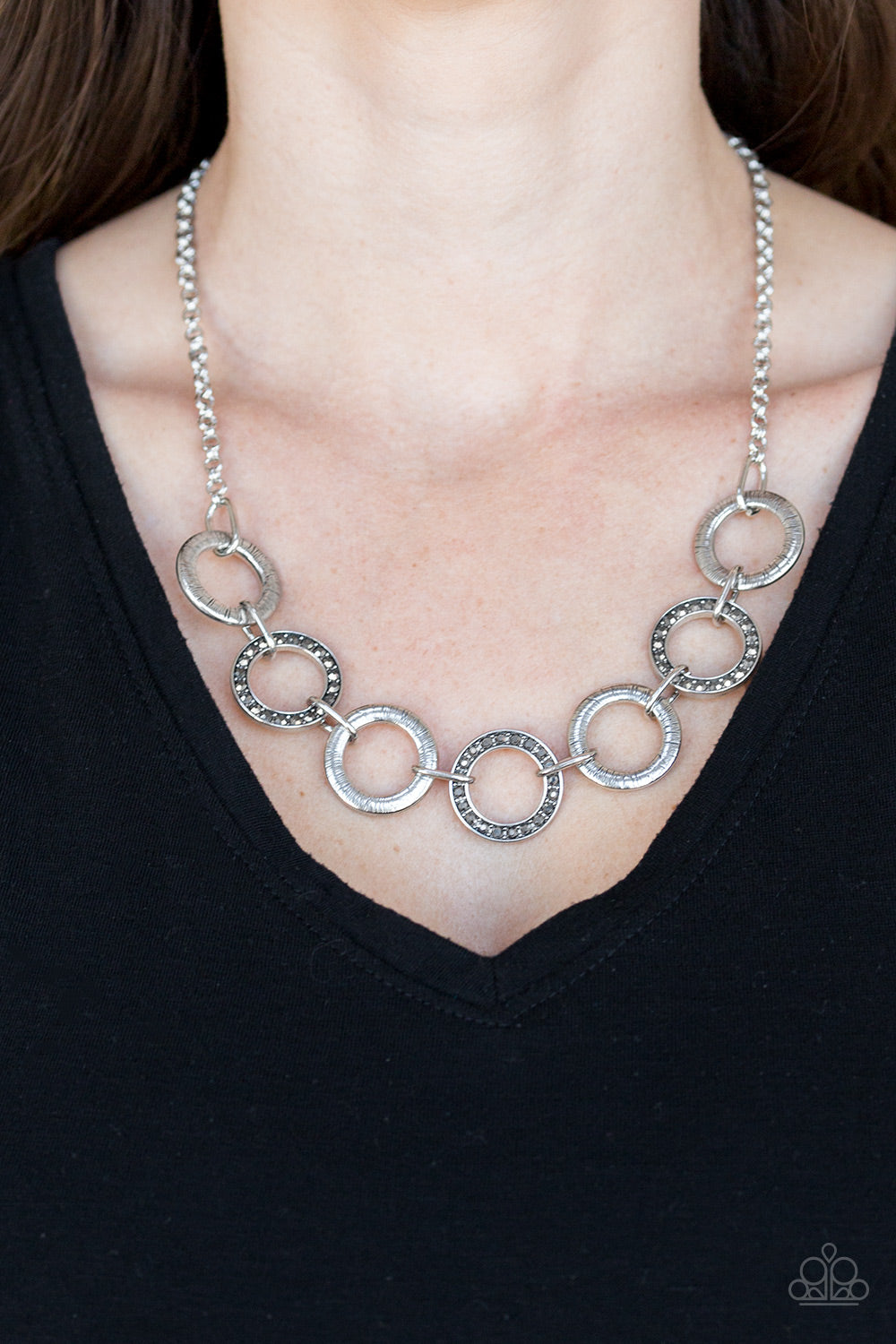 Modern Day Madonna - Silver - Necklace - Paparazzi Accessories