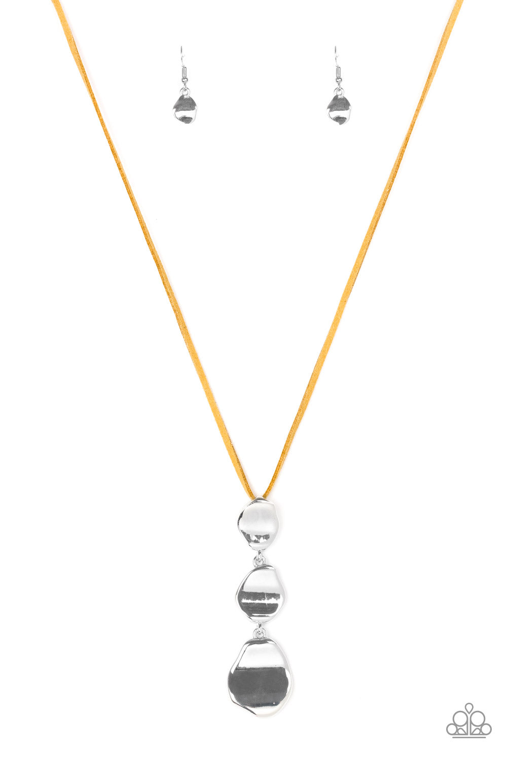 Embrace The Journey - Yellow - Necklace - Paparazzi Accessories