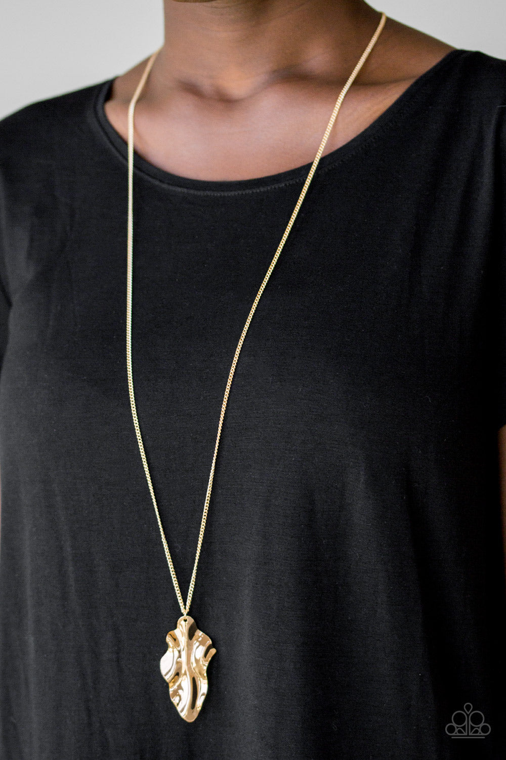 Fiercely Fall - Gold - Necklace - Paparazzi Accessories