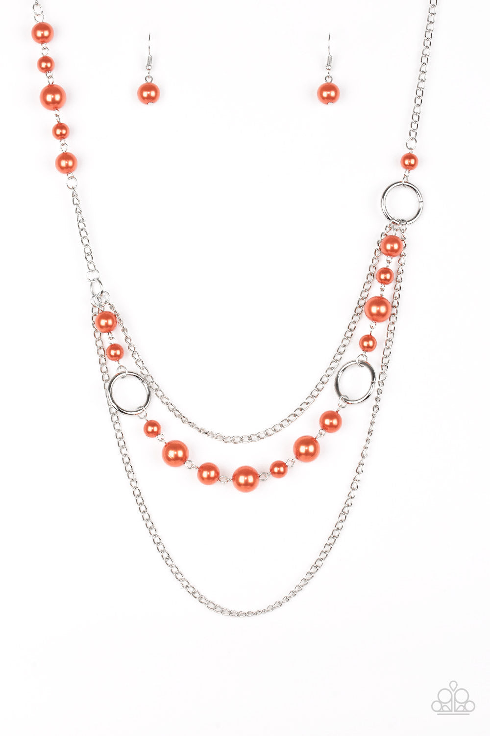 Party Dress Princess - Orange - Necklace - Paparazzi Accessories