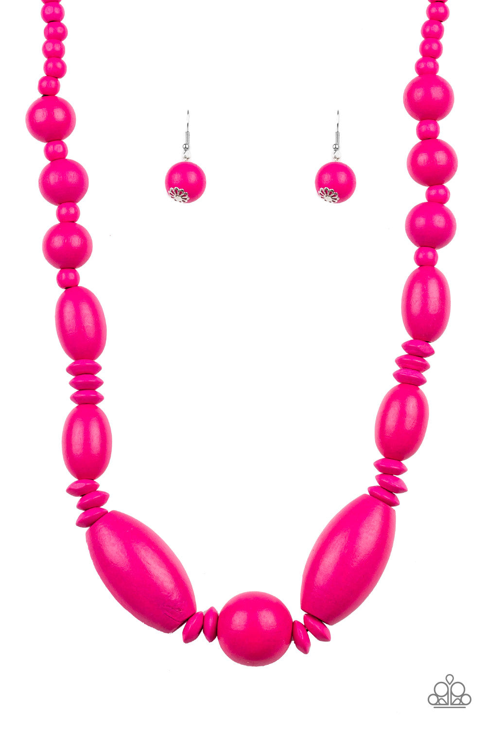 Summer Breezin - Pink - Necklace - Paparazzi Accessories