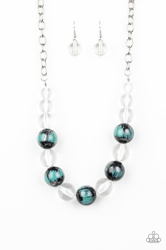 Torrid Tide - Blue - Necklace - Paparazzi Accessories