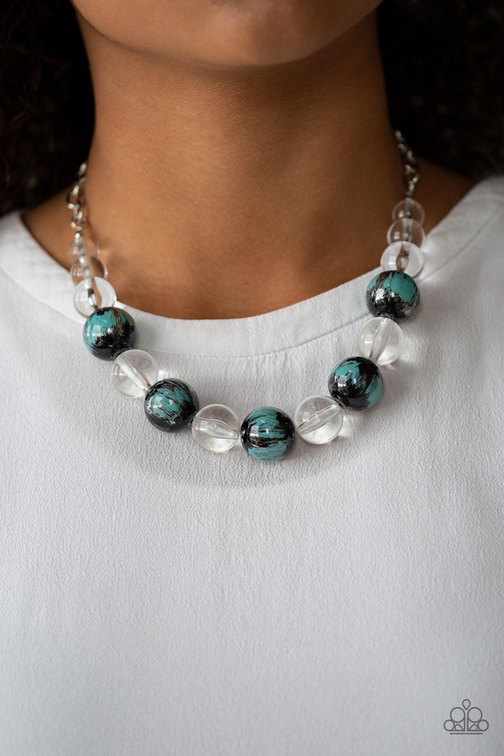 Torrid Tide - Blue - Necklace - Paparazzi Accessories