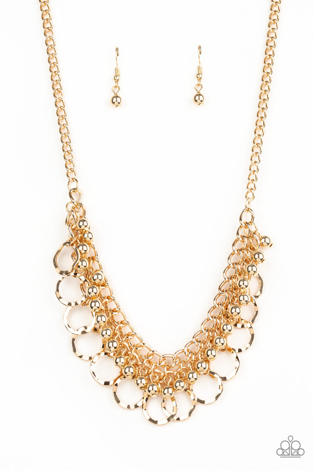 Ring Leader Radiance Gold - Necklace - Paparazzi Accessories