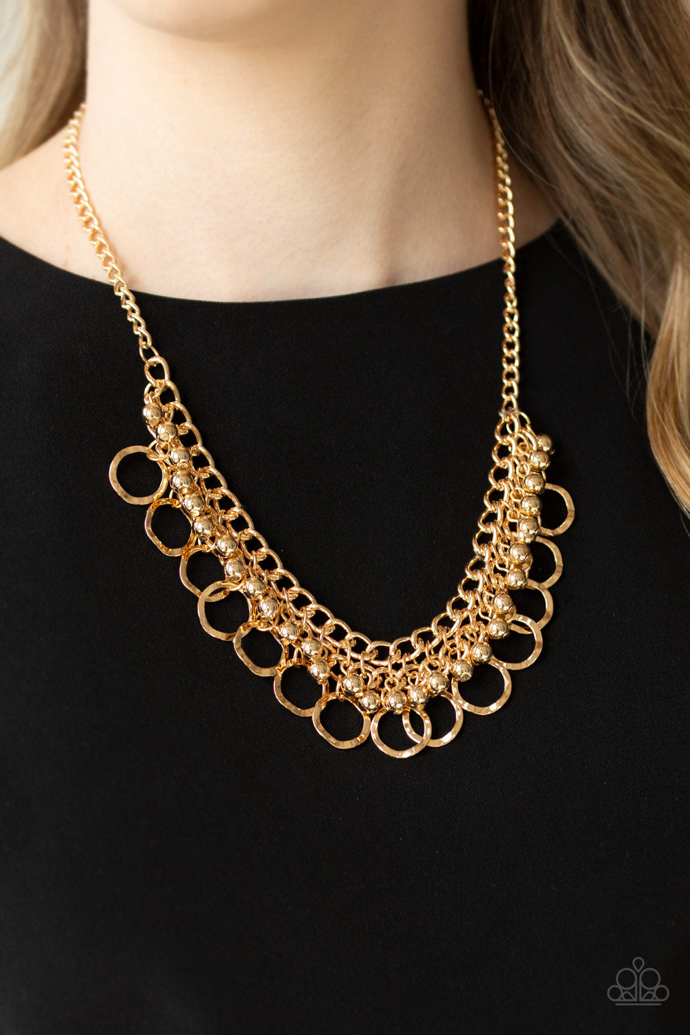 Ring Leader Radiance Gold - Necklace - Paparazzi Accessories