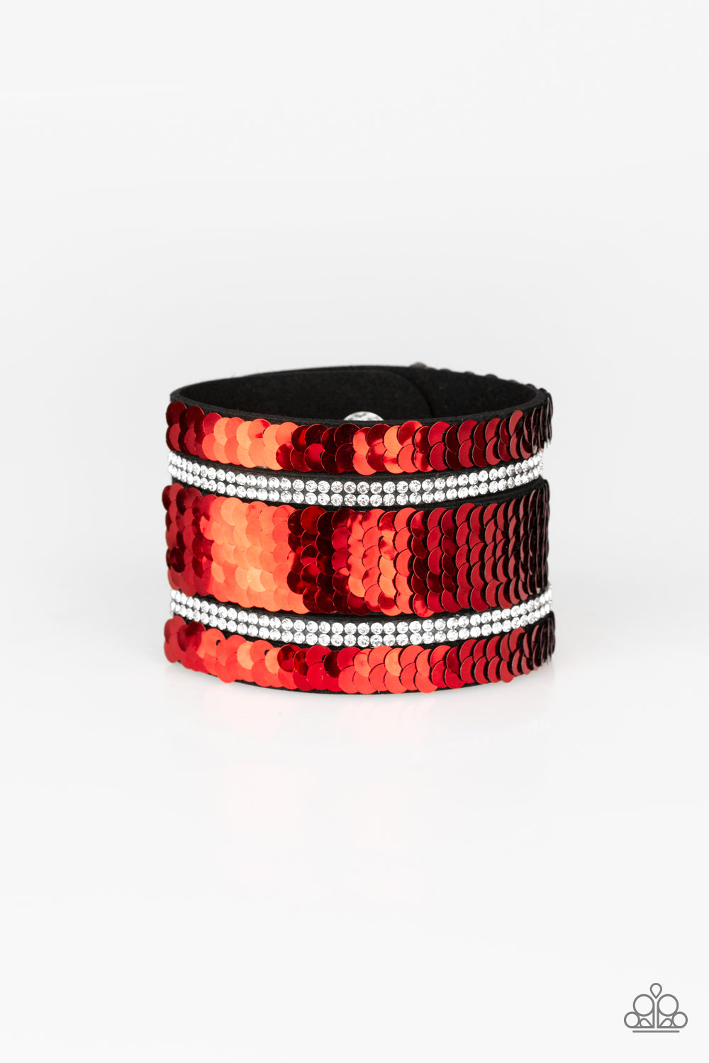 MERMAID Service - Red - Bracelets - Paparazzi Accessories