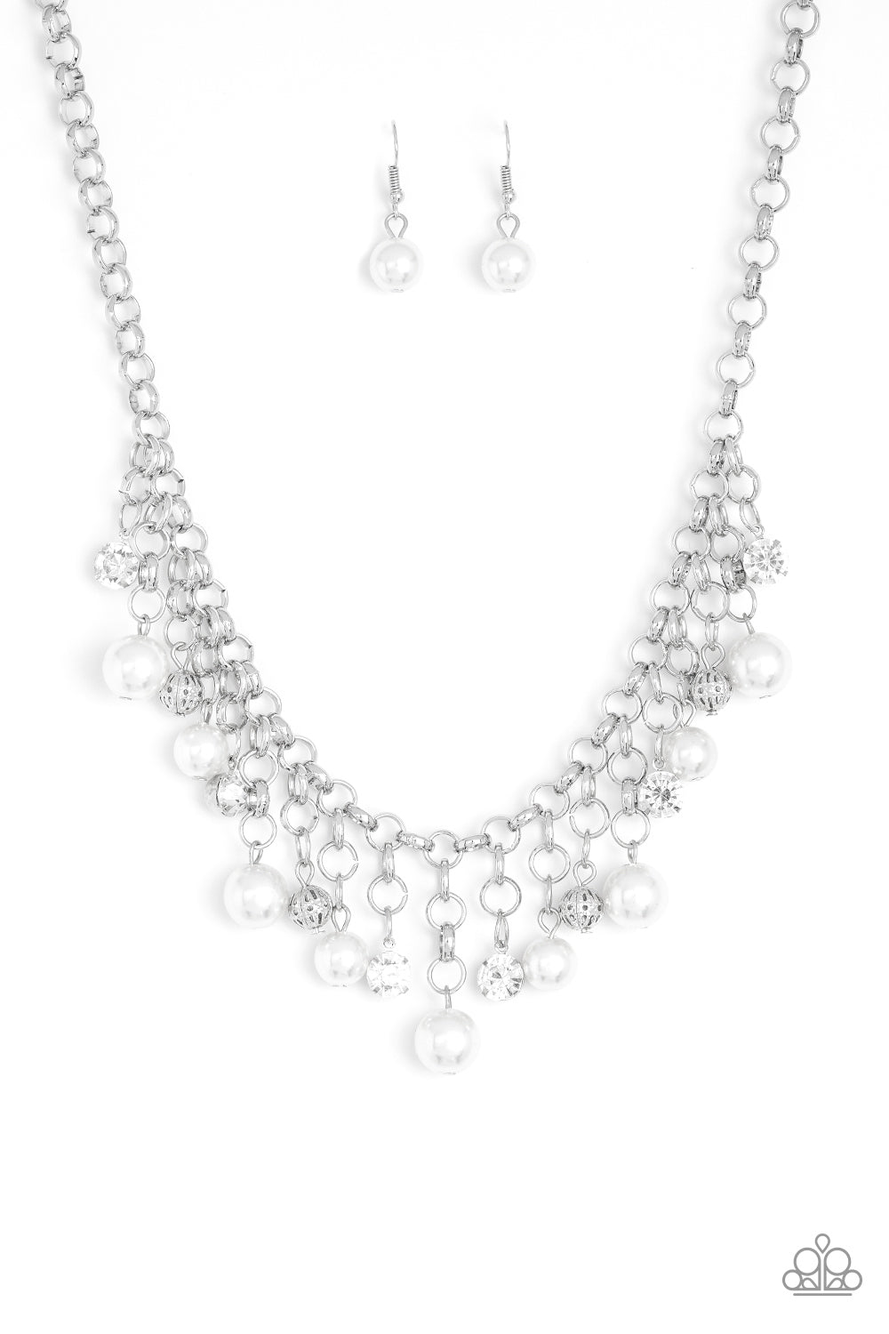 HEIR-headed - White - Necklace - Paparazzi Accessories
