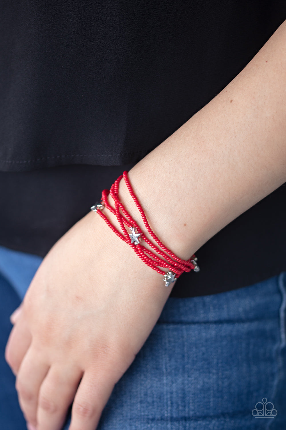 Pretty Patriotic - Red - Bracelets - Paparazzi Accessories