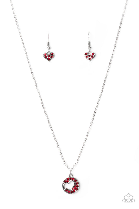 Bare Your Heart - Red - Necklace - Paparazzi Accessories