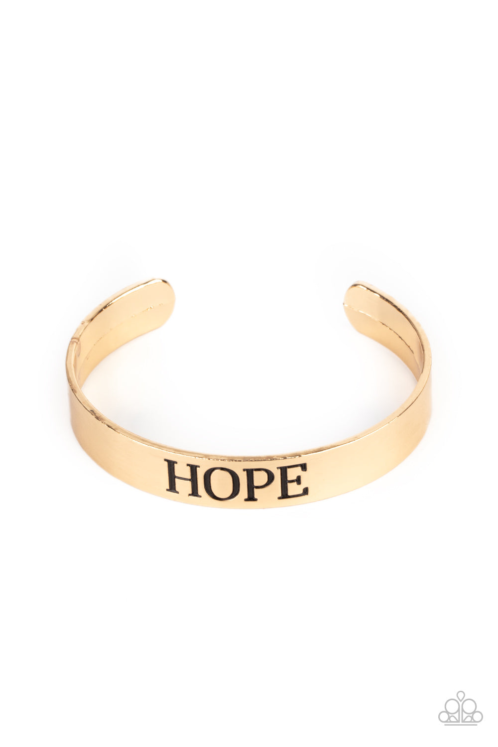 Hope Makes The World Go Round - Gold - Bracelets - Paparazzi Accessories