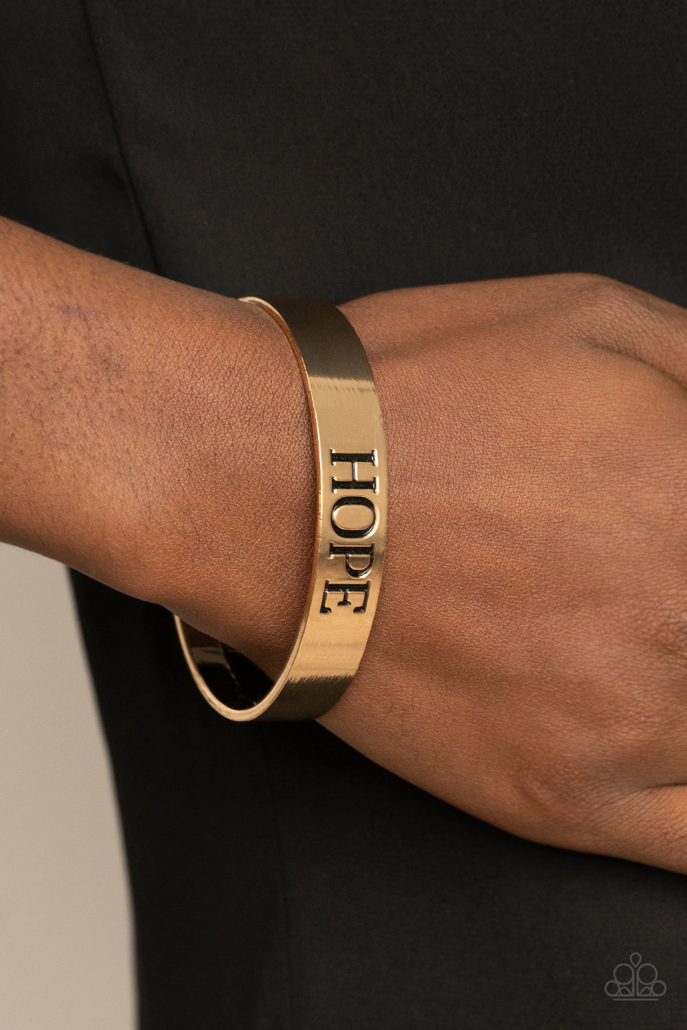 Hope Makes The World Go Round - Gold - Bracelets - Paparazzi Accessories