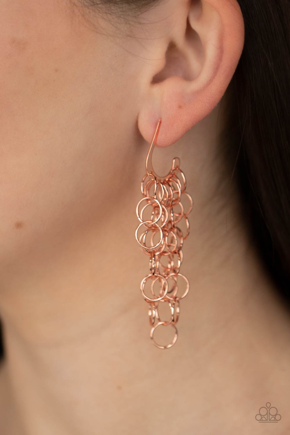 Long Live The Rebels - Copper - Earrings - Paparazzi Accessories