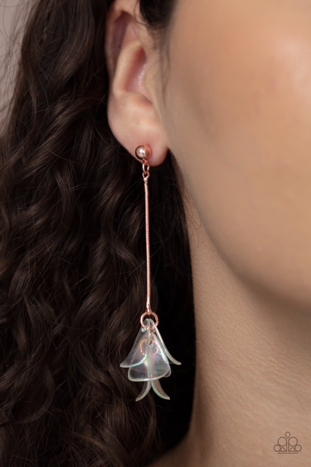 Keep Them In Suspense - Copper - Earrings - Paparazzi Accessories