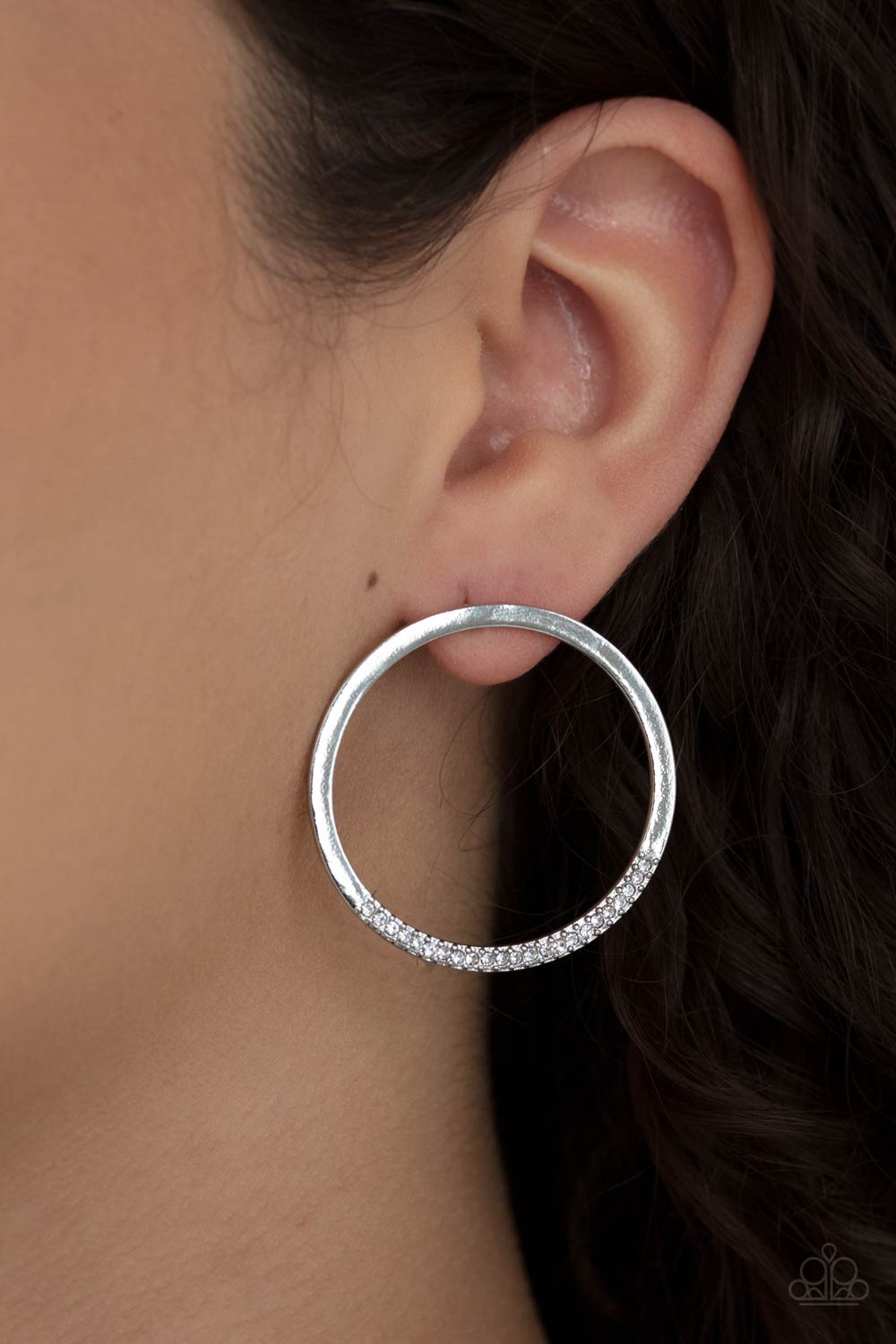 Spot On Opulence - White - Earrings - Paparazzi Accessories