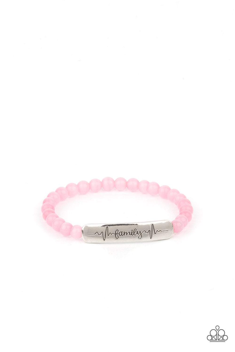 Family is Forever - Pink - Bracelets - Paparazzi Accessories