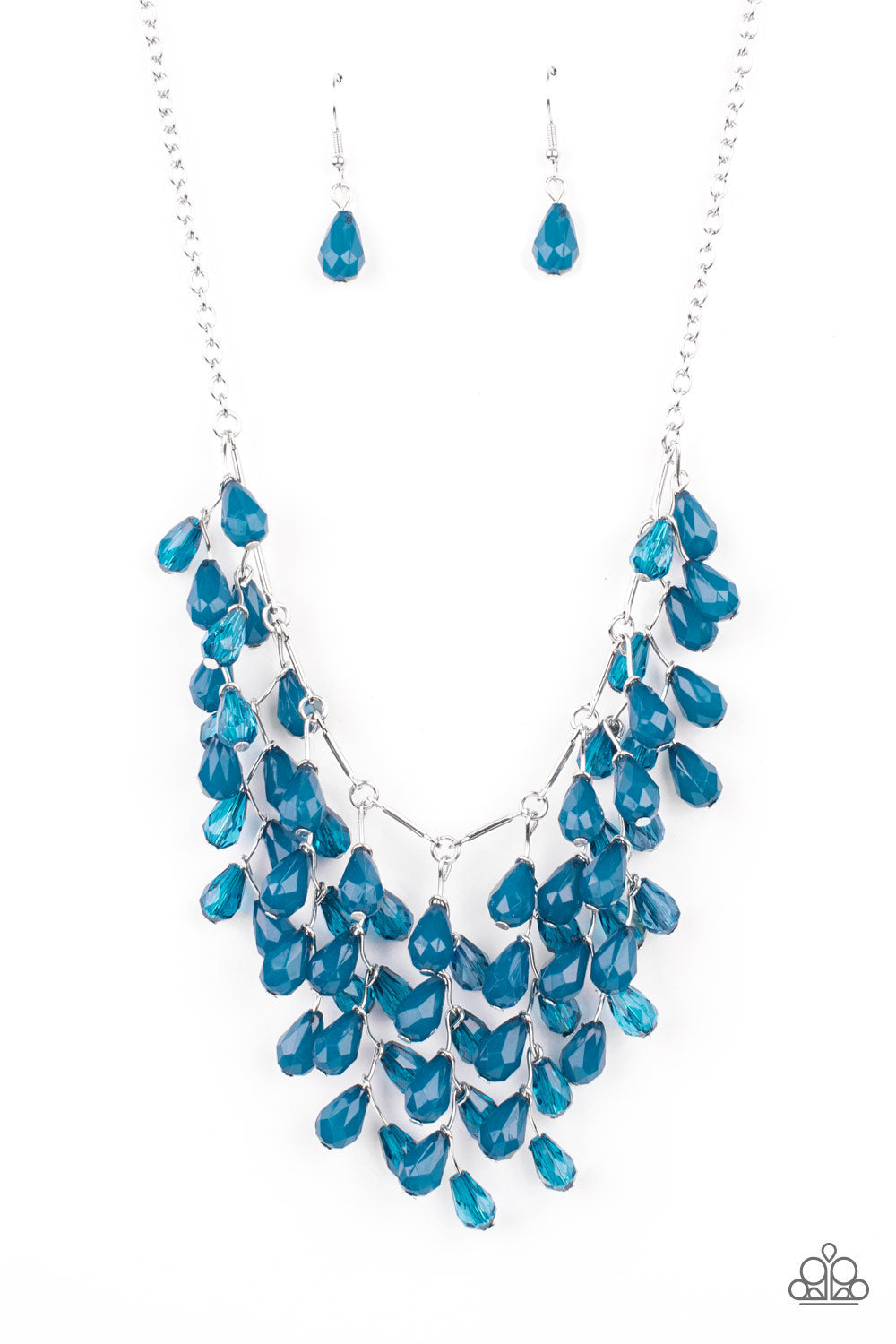 Garden Fairytale - Blue - Necklace - Paparazzi Accessories