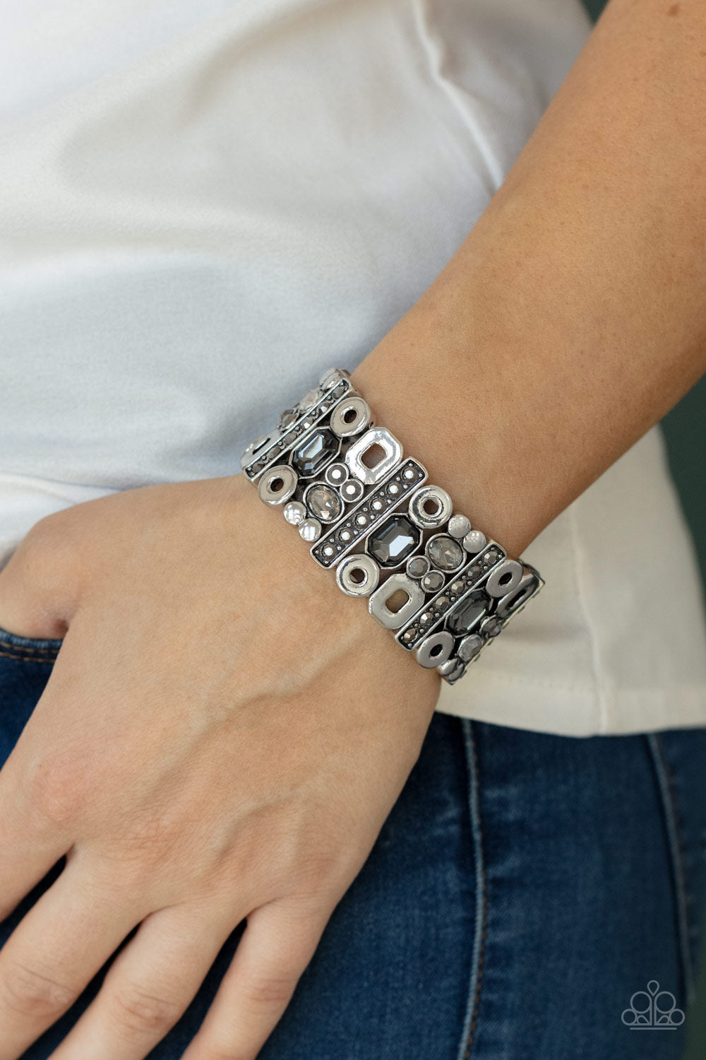 Dynamically Diverse - Silver - Bracelets - Paparazzi Accessories