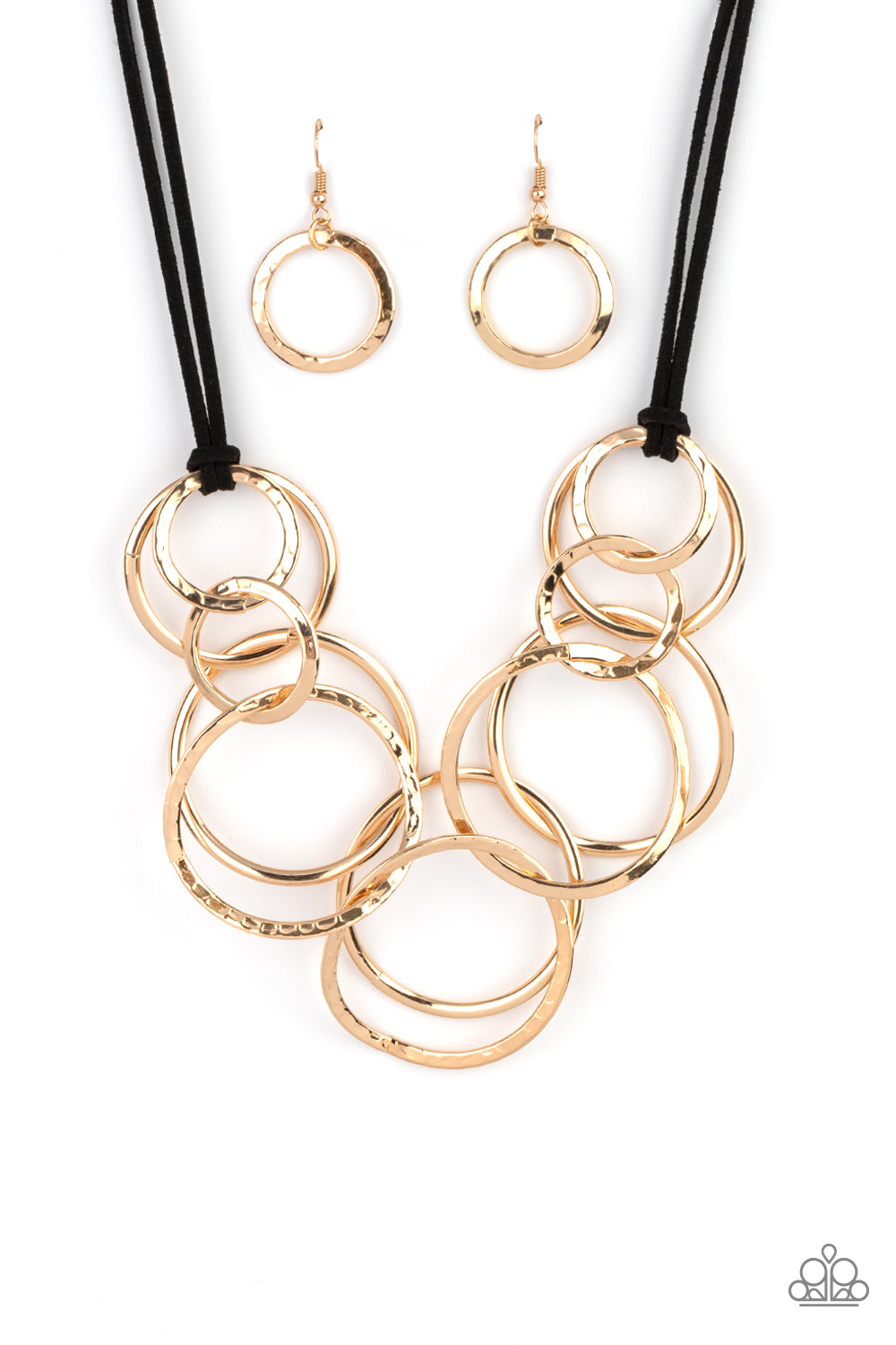 Spiraling Out of COUTURE - Gold - Necklace - Paparazzi Accessories