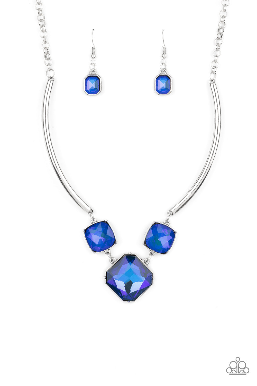 Divine IRIDESCENCE - Blue - Necklaces - Paparazzi Accessories