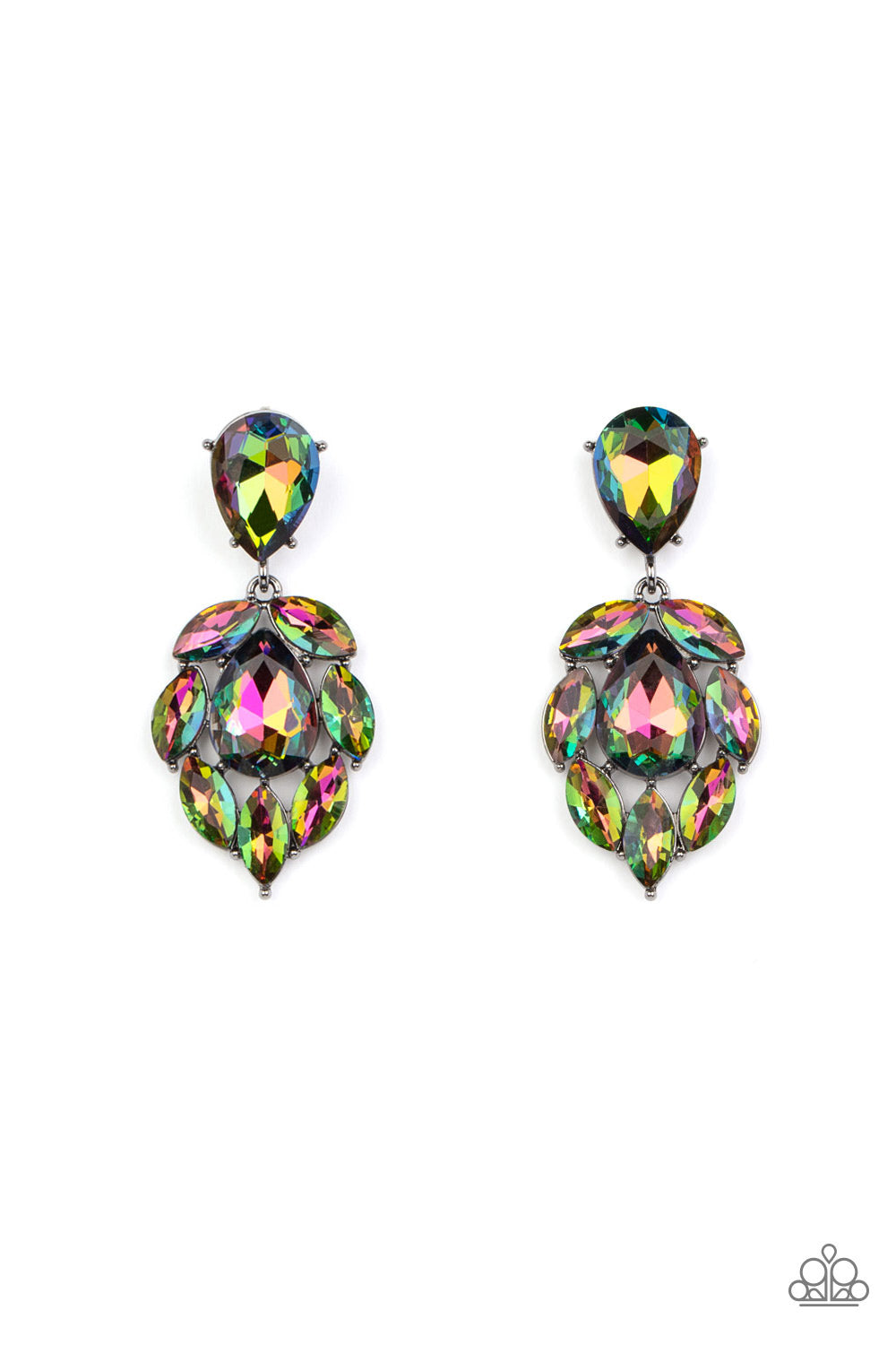 Galactic Go-Getter - Multi - Earrings - Paparazzi Accessories