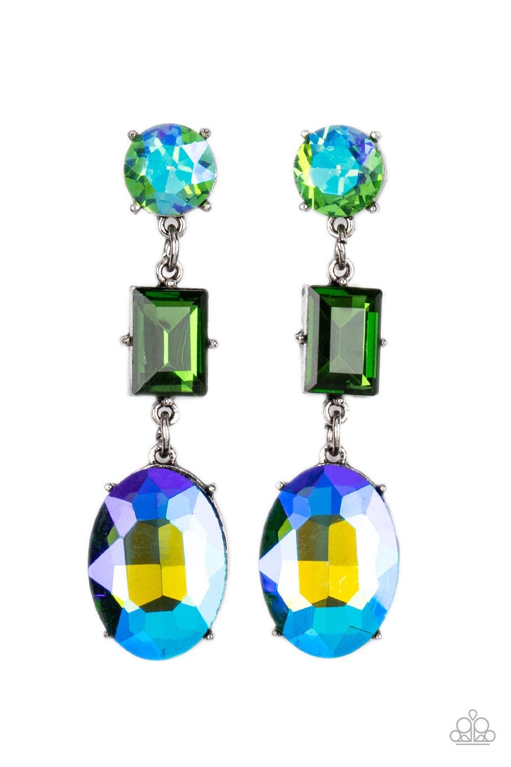 Extra Envious - Green - Earrings - Paparazzi Accessories