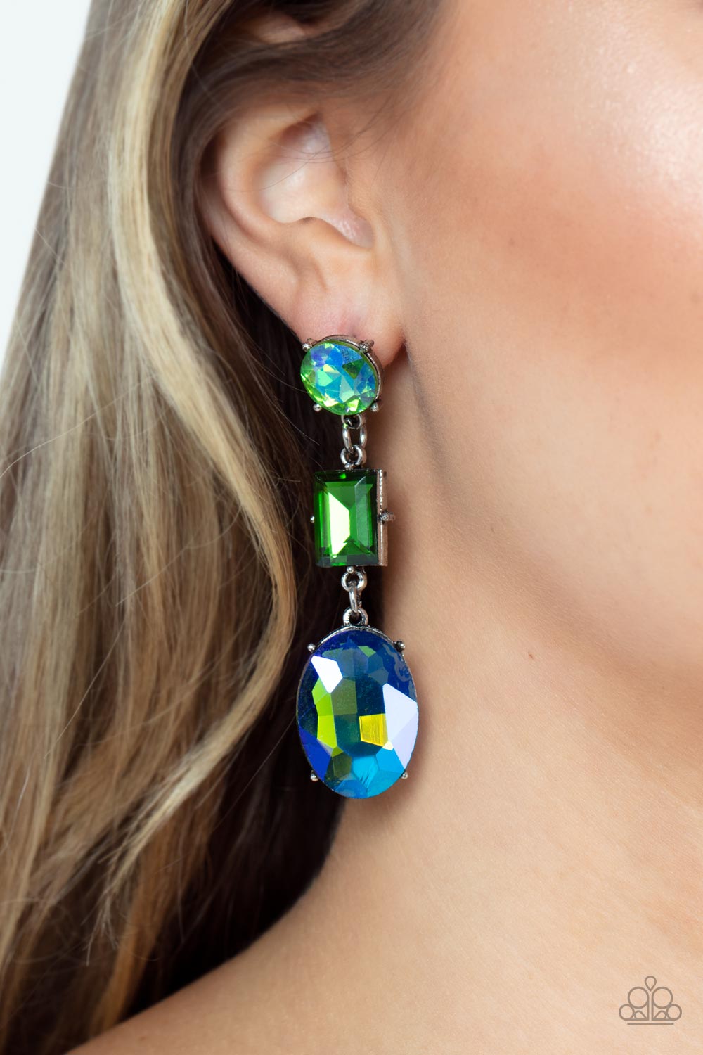 Extra Envious - Green - Earrings - Paparazzi Accessories