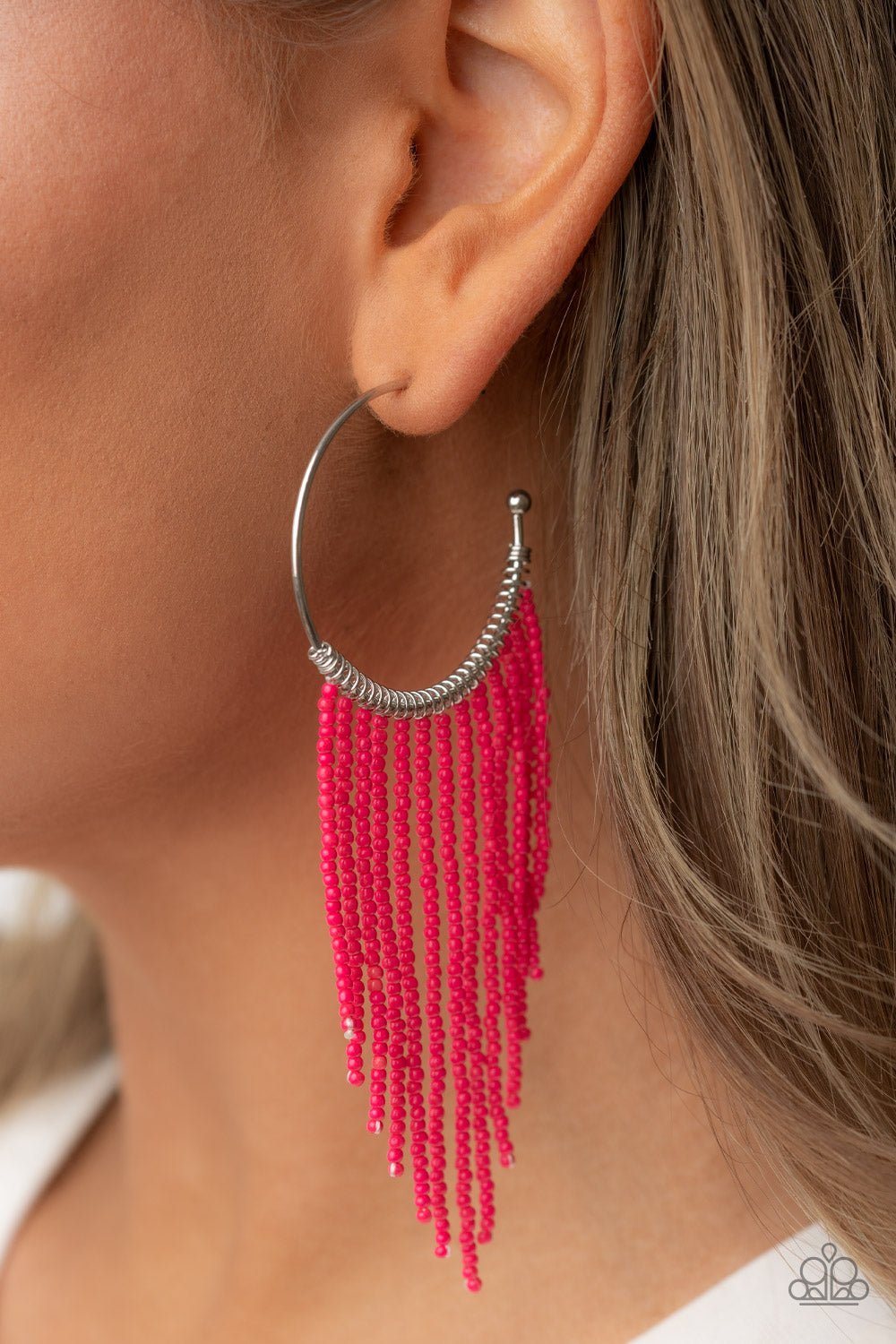 Saguaro Breeze - Pink - Earrings - Paparazzi Accessories