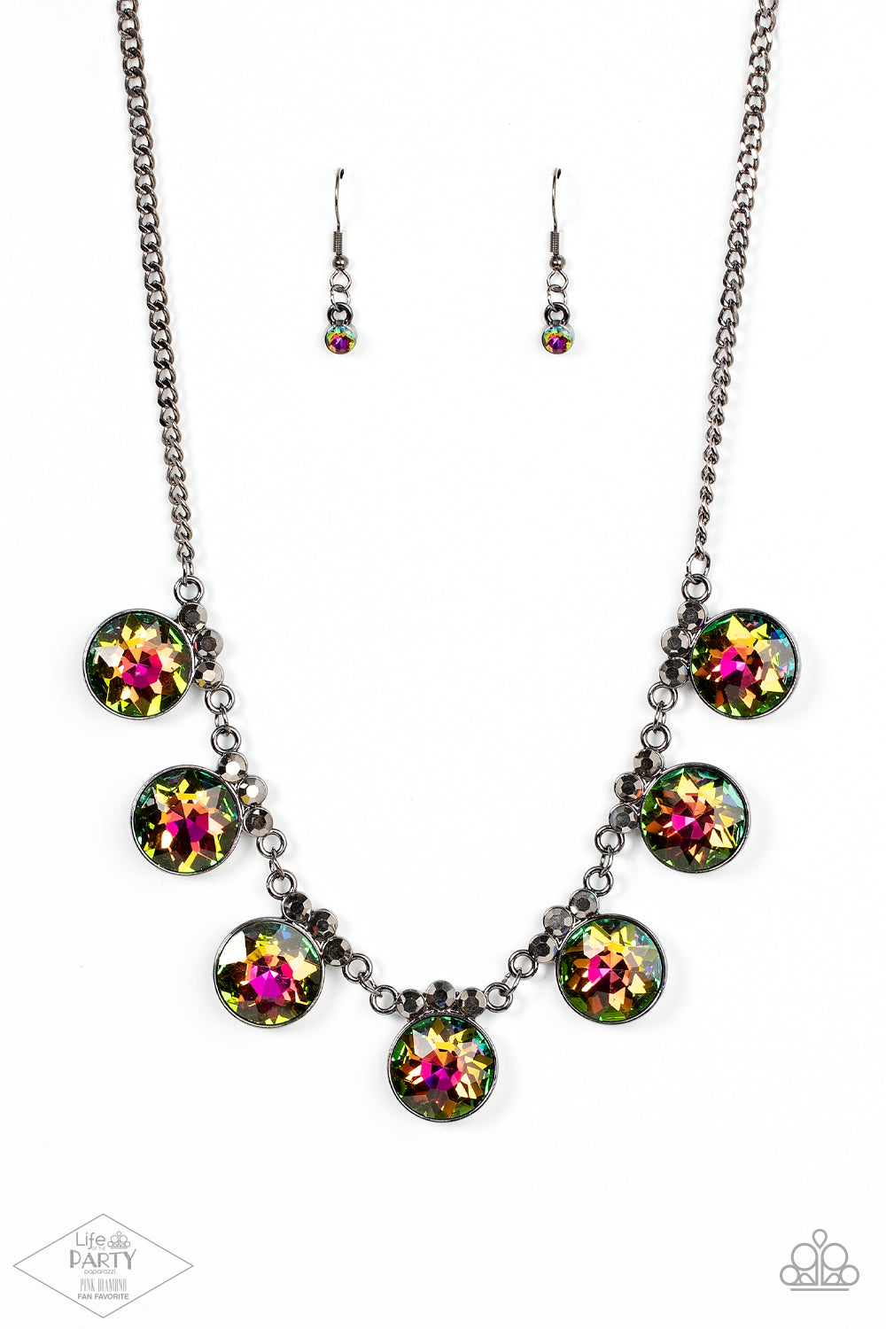 GLOW-Getter Glamour - Multi - Necklaces - Paparazzi Accessories
