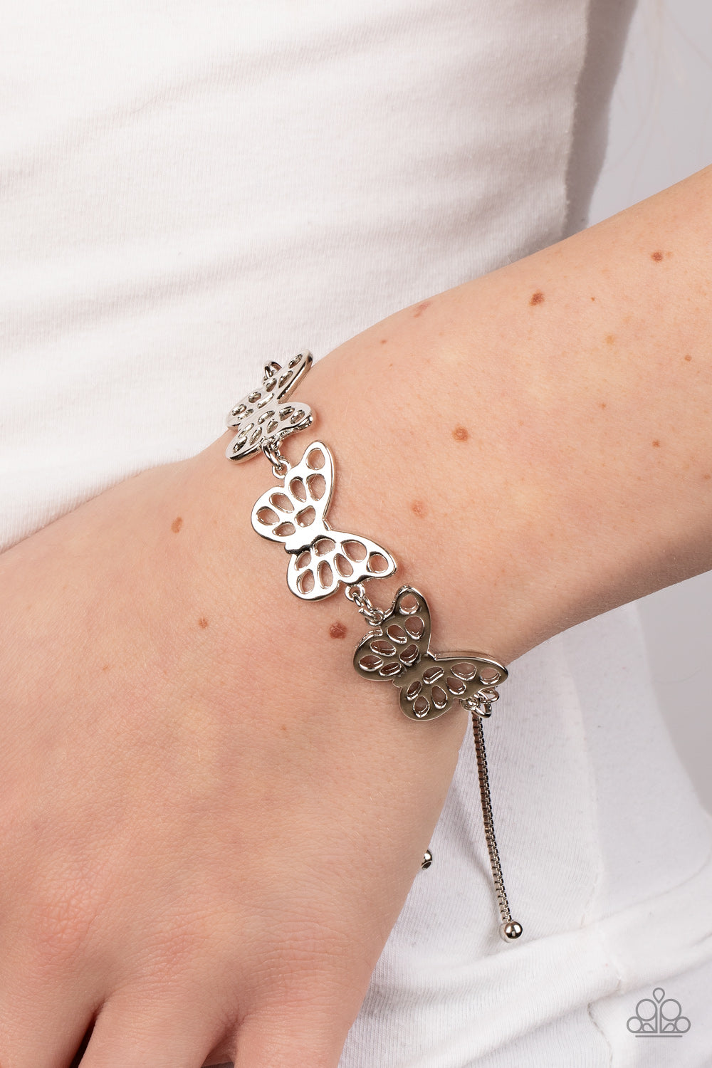 Put a WING on It - Silver - Bracelets - Paparazzi Accessories