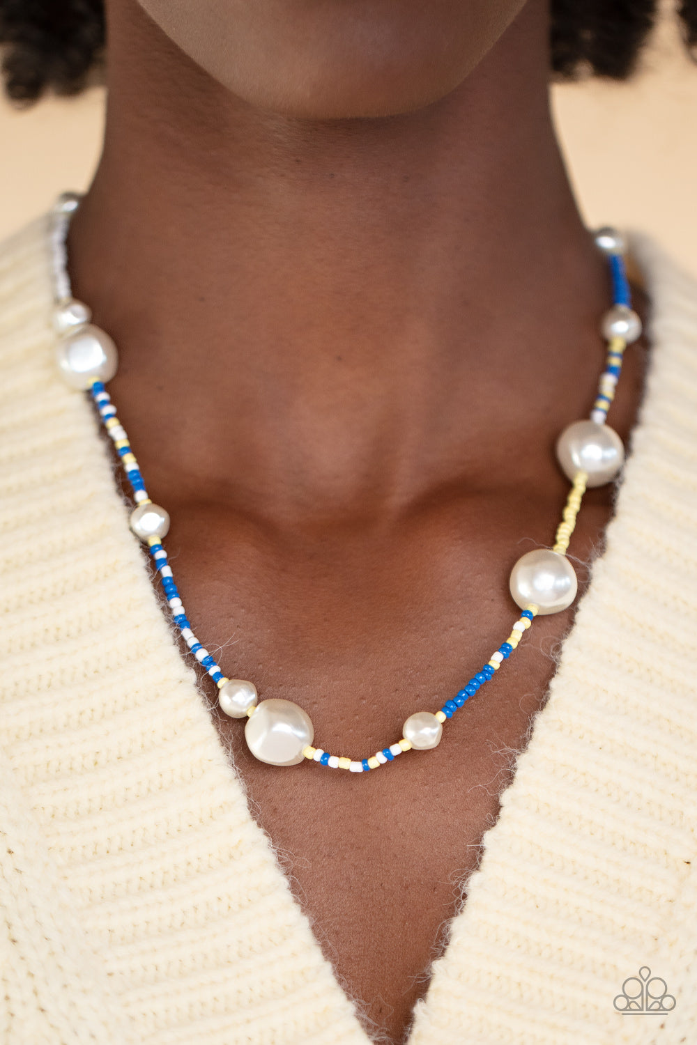 Modern Marina - Blue - Necklaces - Paparazzi Accessories