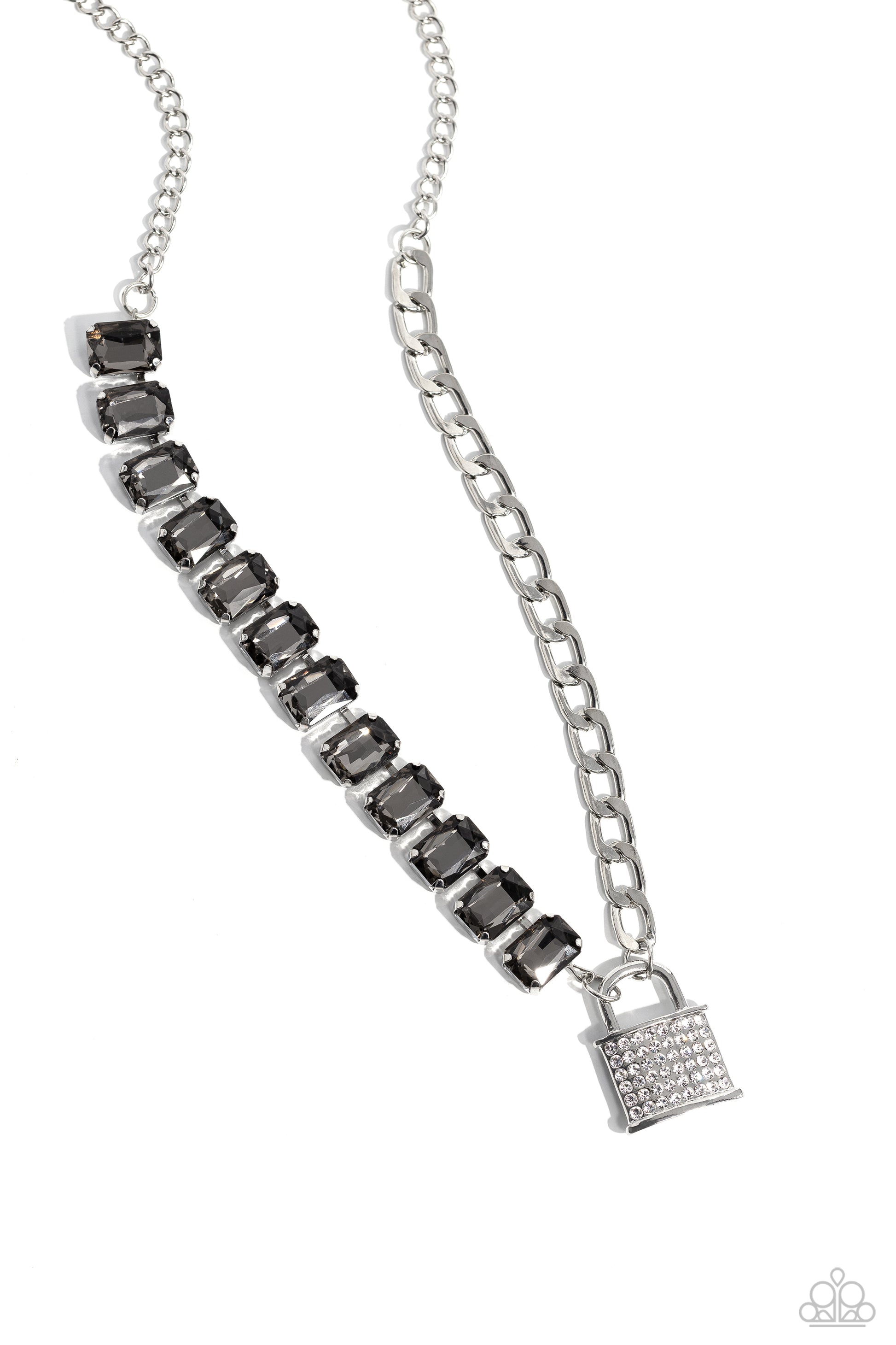 LOCK and Roll - Silver -  - Paparazzi Accessories