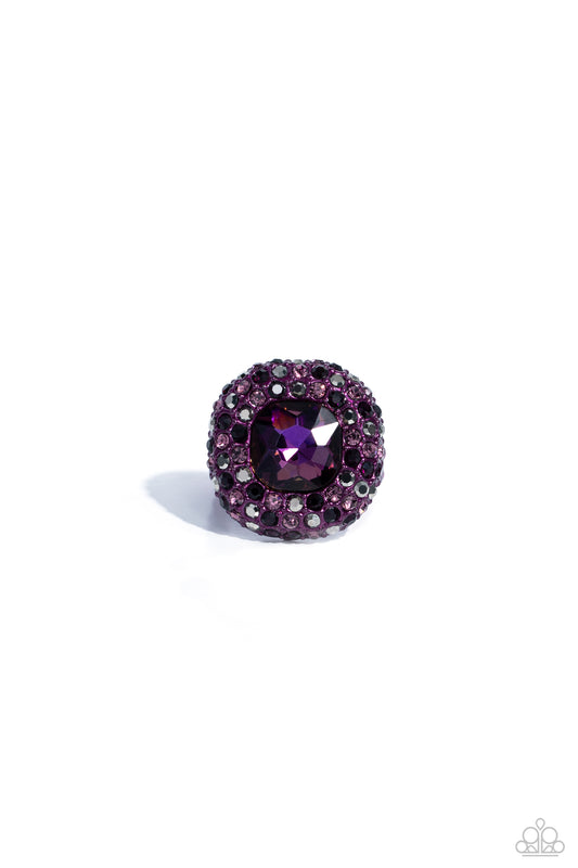 Glistening Grit - Purple - Jewelry - Paparazzi Accessories