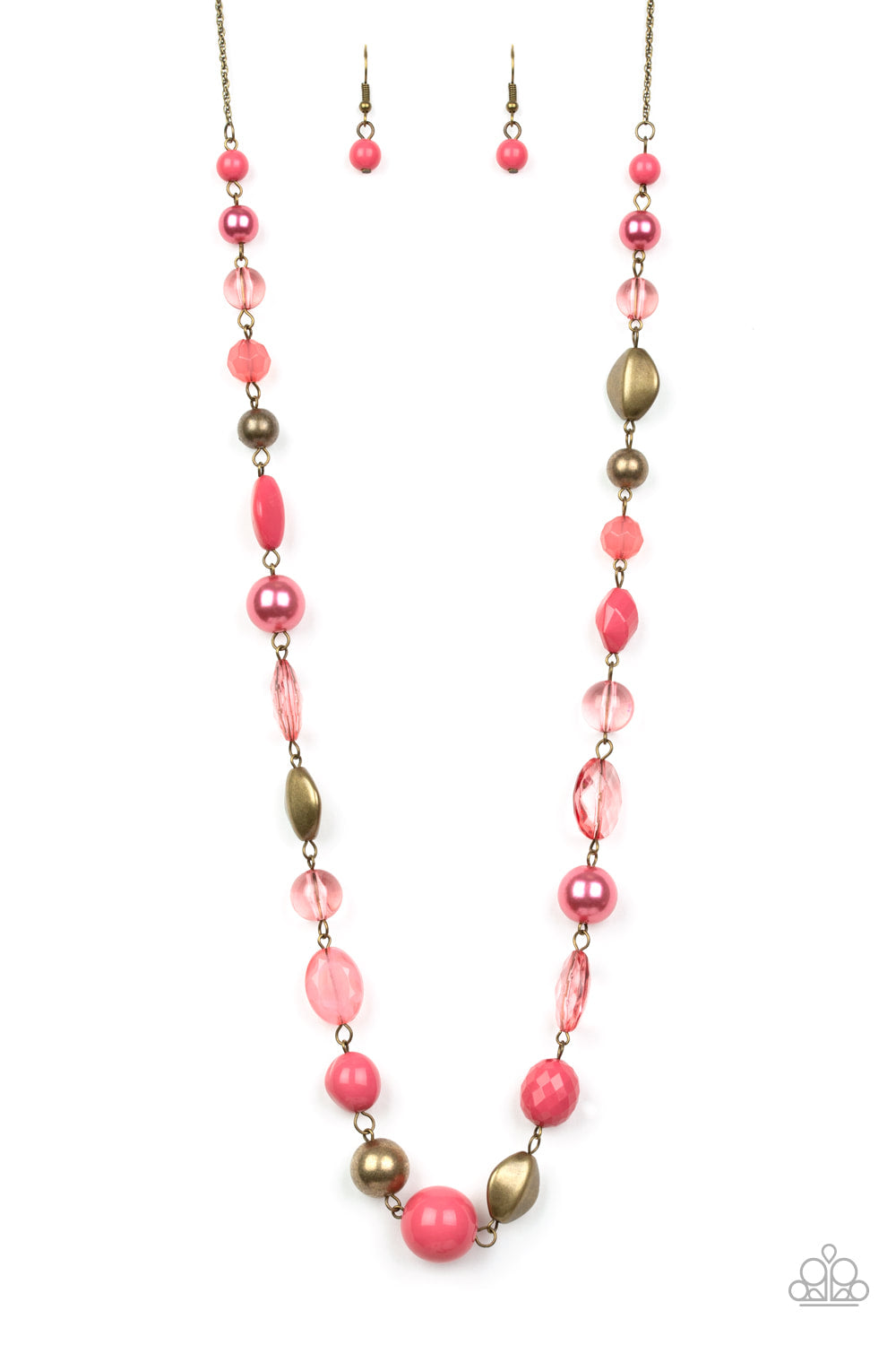 Secret Treasure - Pink - Necklace - Paparazzi Accessories