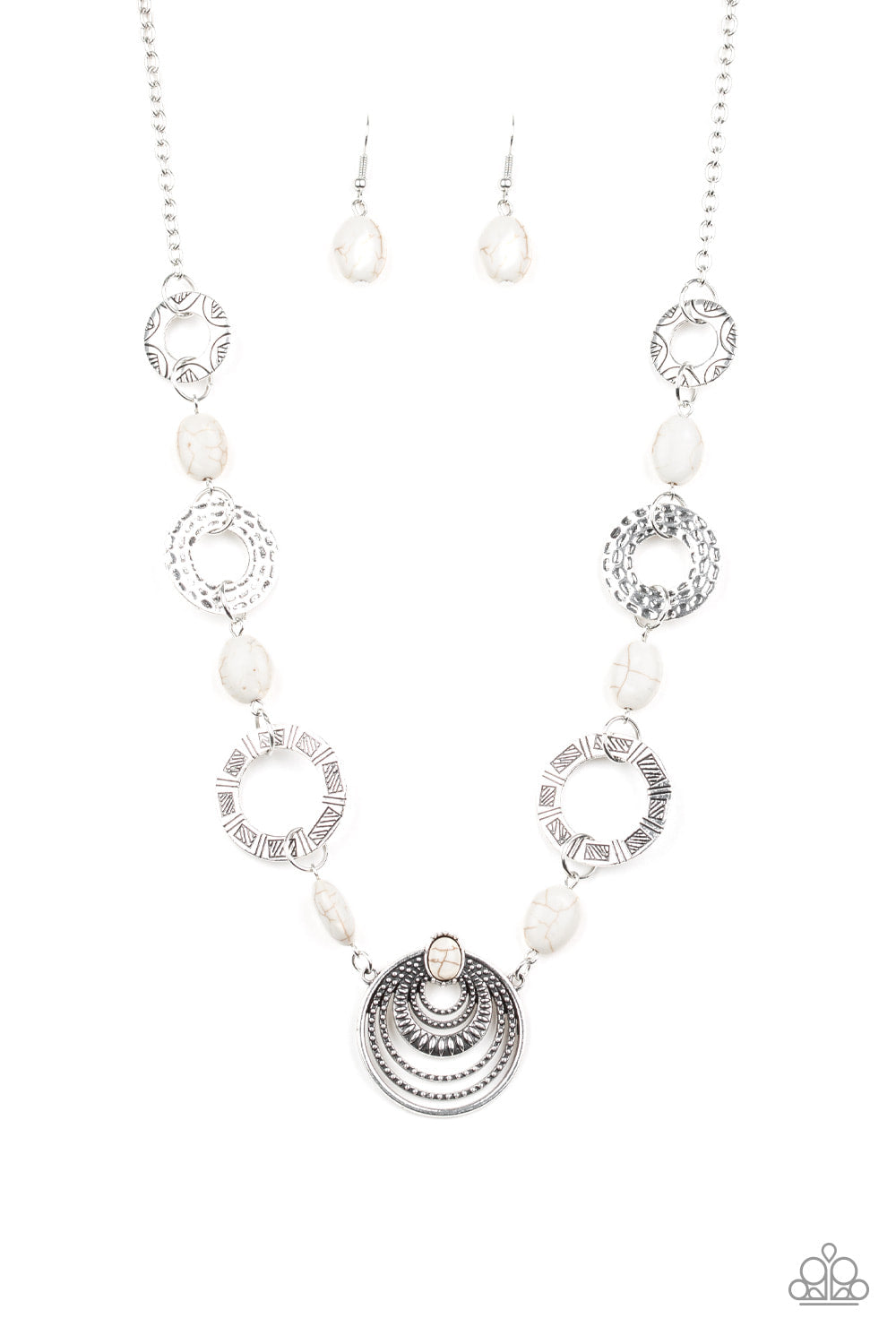 Zen Trend - White - Necklace - Paparazzi Accessories