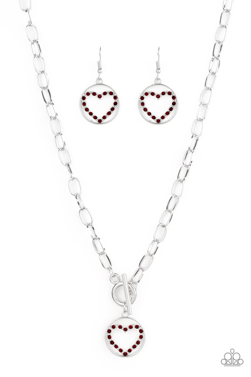 With My Whole Heart - Red - Necklace - Paparazzi Accessories