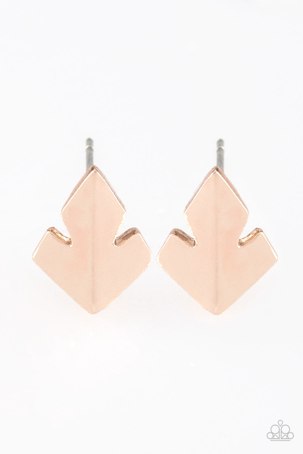 Fire Drill - Rose Gold - Earrings - Paparazzi Accessories
