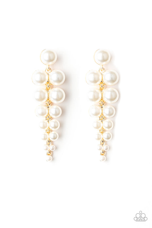 Totally Tribeca - Gold - Earrings - Paparazzi Accessories