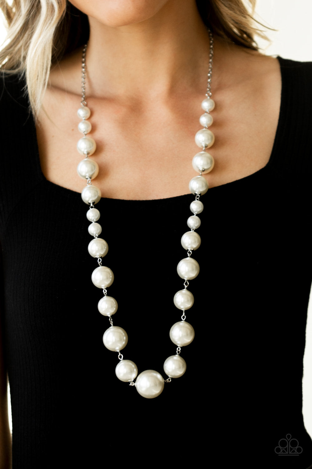 Pearl Prodigy - White - Necklace - Paparazzi Accessories
