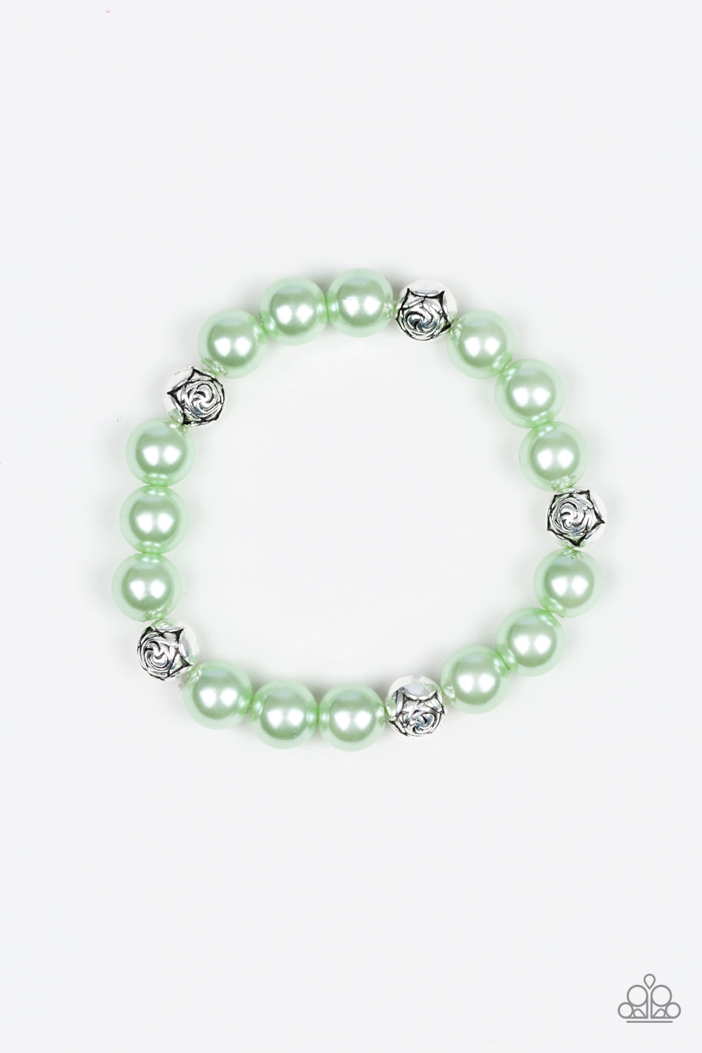 Rosy Radiance - Green - Bracelets - Paparazzi Accessories