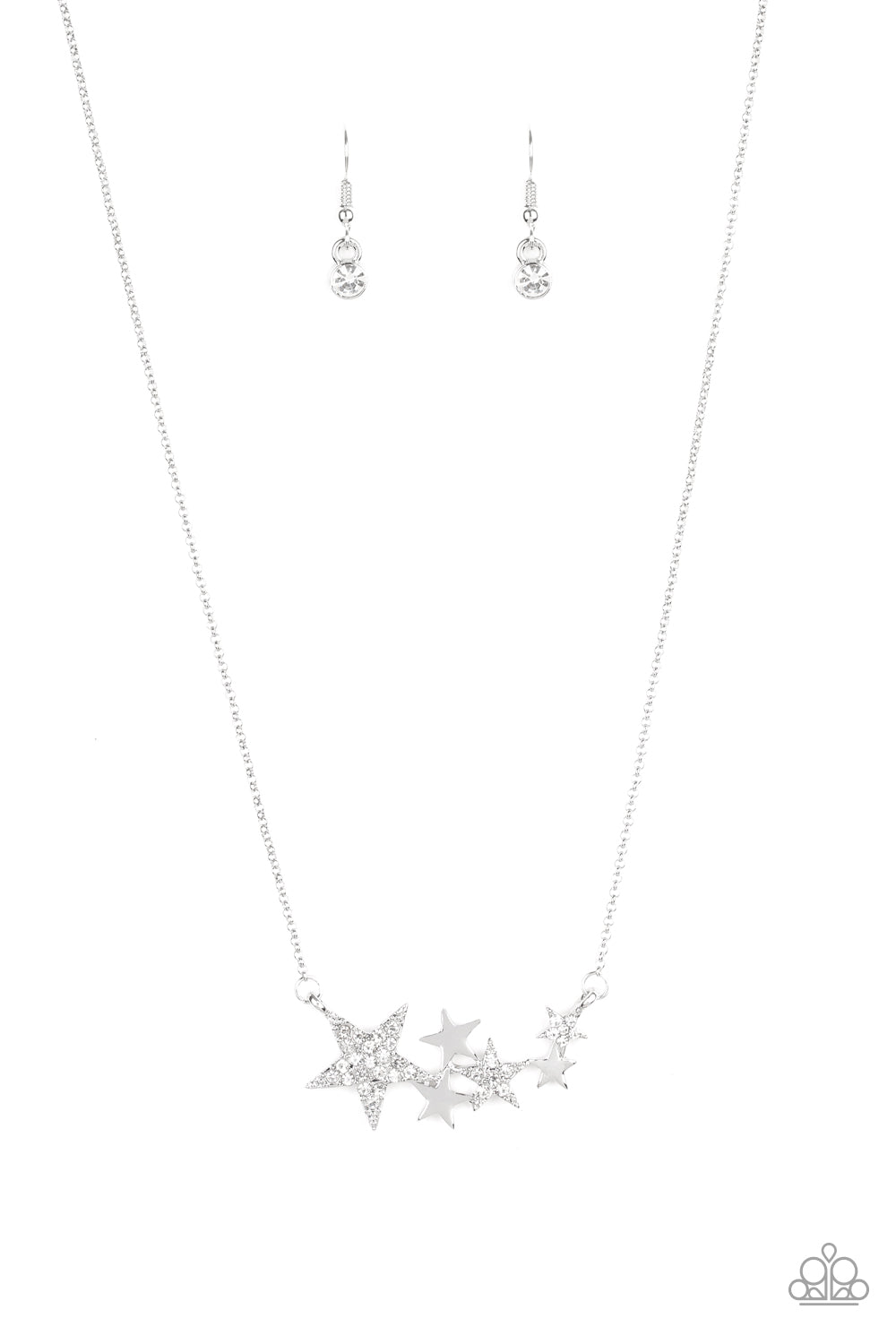 Rising Starlet - White - Necklace - Paparazzi Accessories