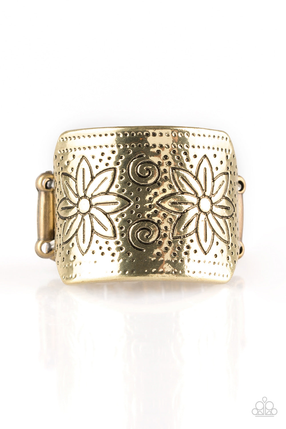 Wild Meadows - Brass - Rings - Paparazzi Accessories