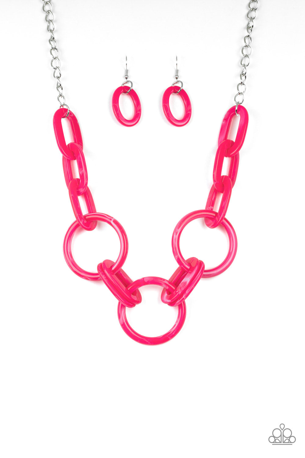 Turn Up The Heat - Pink - Necklace - Paparazzi Accessories