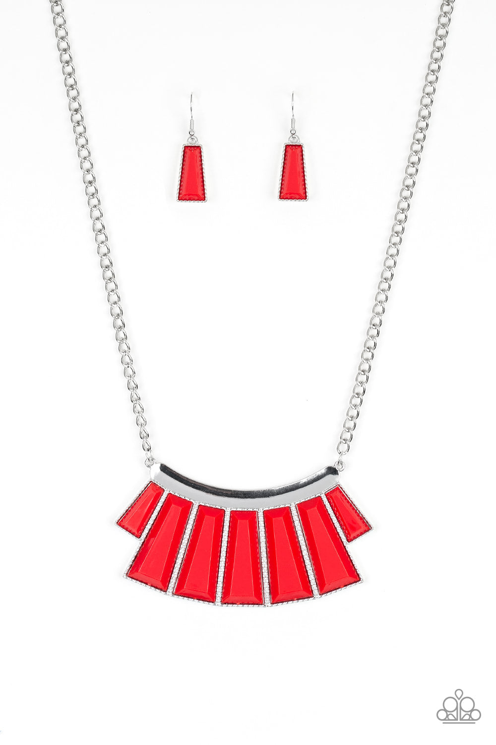 Glamour Goddess - Red - Necklace - Paparazzi Accessories