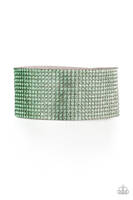 Fade Out - Green - Bracelets - Paparazzi Accessories